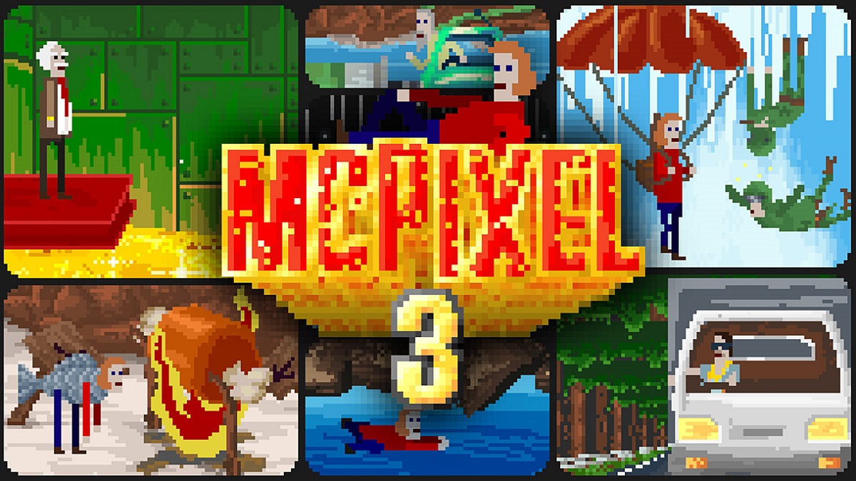 像素英雄 McPixel 加入 Devolver Digital 準備爆笑拯救世界！ 《McPixel 3》將於 2022 年發行 PC 及其他平台版本